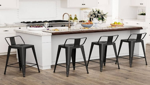 Metal bar stools