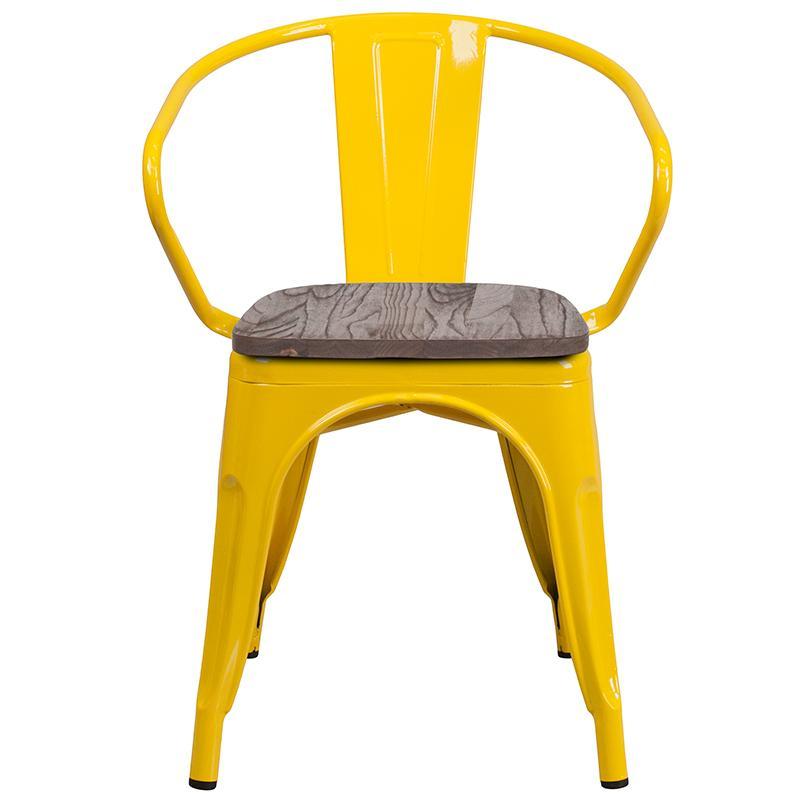 Wood Seat and Arms