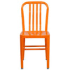 Orange Metal Indoor-Outdoor Chair 1