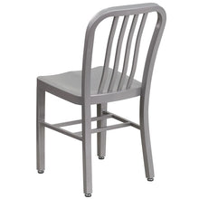 Load image into Gallery viewer, Silver Metal Indoor-Outdoor Chair 1