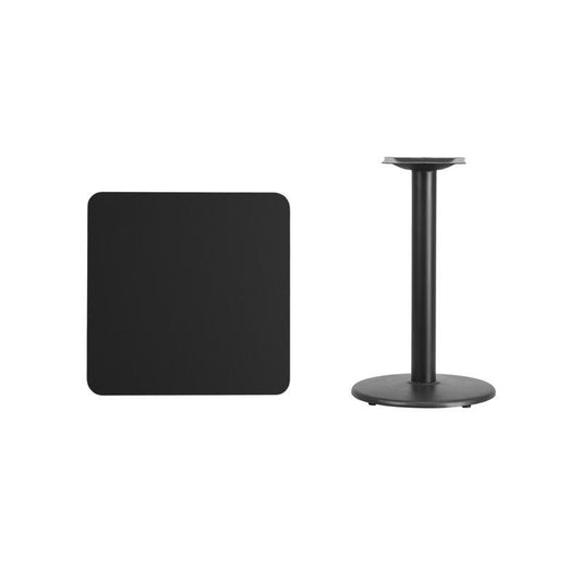 Top with 18'' Round Table Height Base