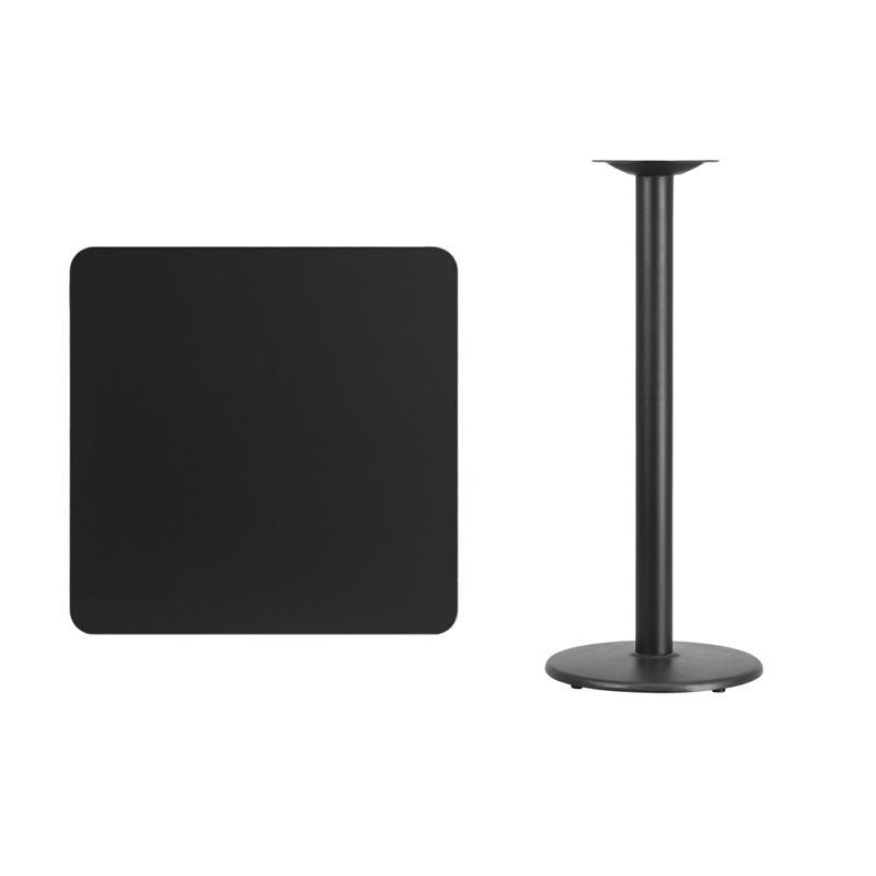 Round Bar Height Table