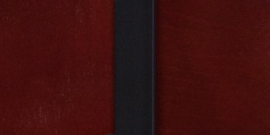 Metal Restaurant Chair - Mahogany Wood Back & Seat