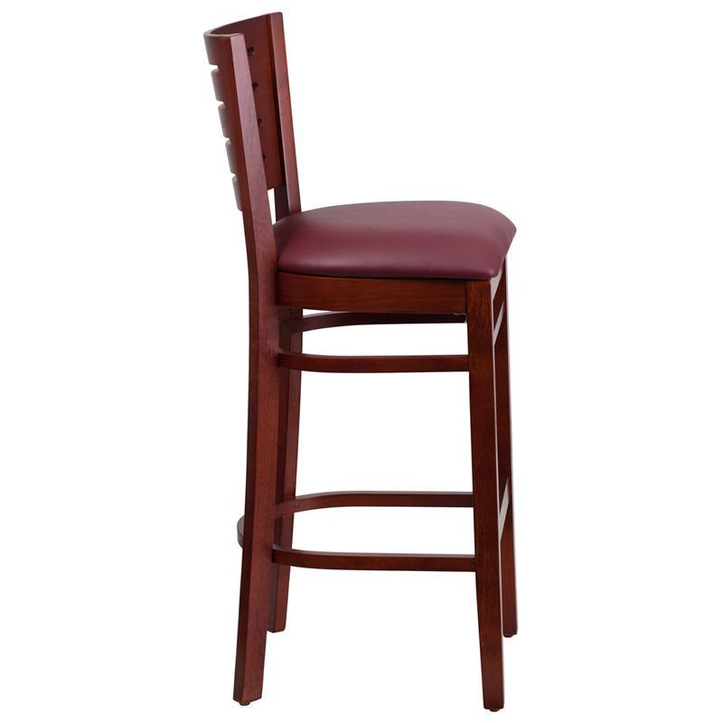 Wood Restaurant Barstool