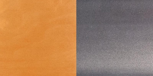 Clear Coated Ladder Back Metal Restaurant Barstool - Natural Wood Seat