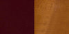 HERCULES Series Ladder Back Cherry Wood Restaurant Barstool - Burgundy Vinyl Seat