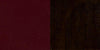 HERCULES Series Ladder Back Walnut Wood Restaurant Barstool - Burgundy Vinyl Seat