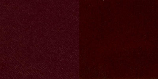 Mahogany Wood Restaurant Barstool - Burgundy Vinyl Seat