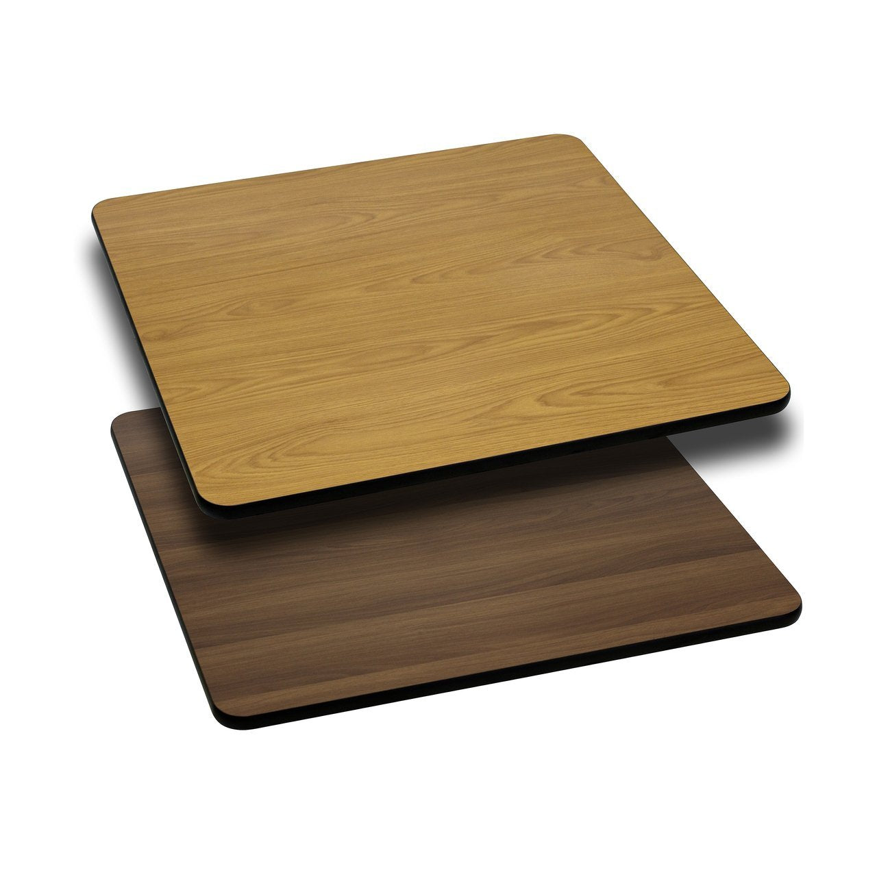Square Table Top with Natural or Walnut