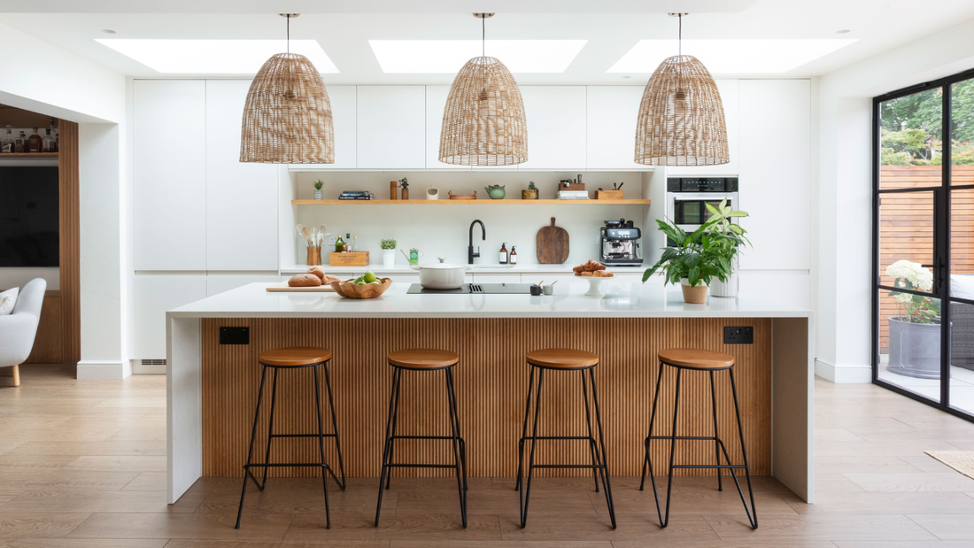 Metal Bar Stools with Wood Seats