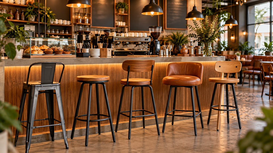 Modern Coffee Shop Bar Stools