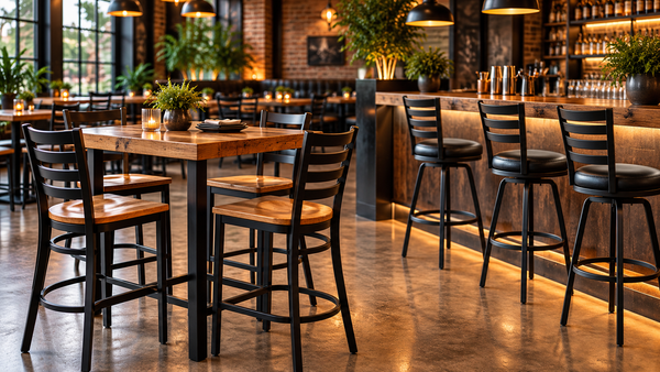 Why Wood and Metal Furniture Works for Restaurants