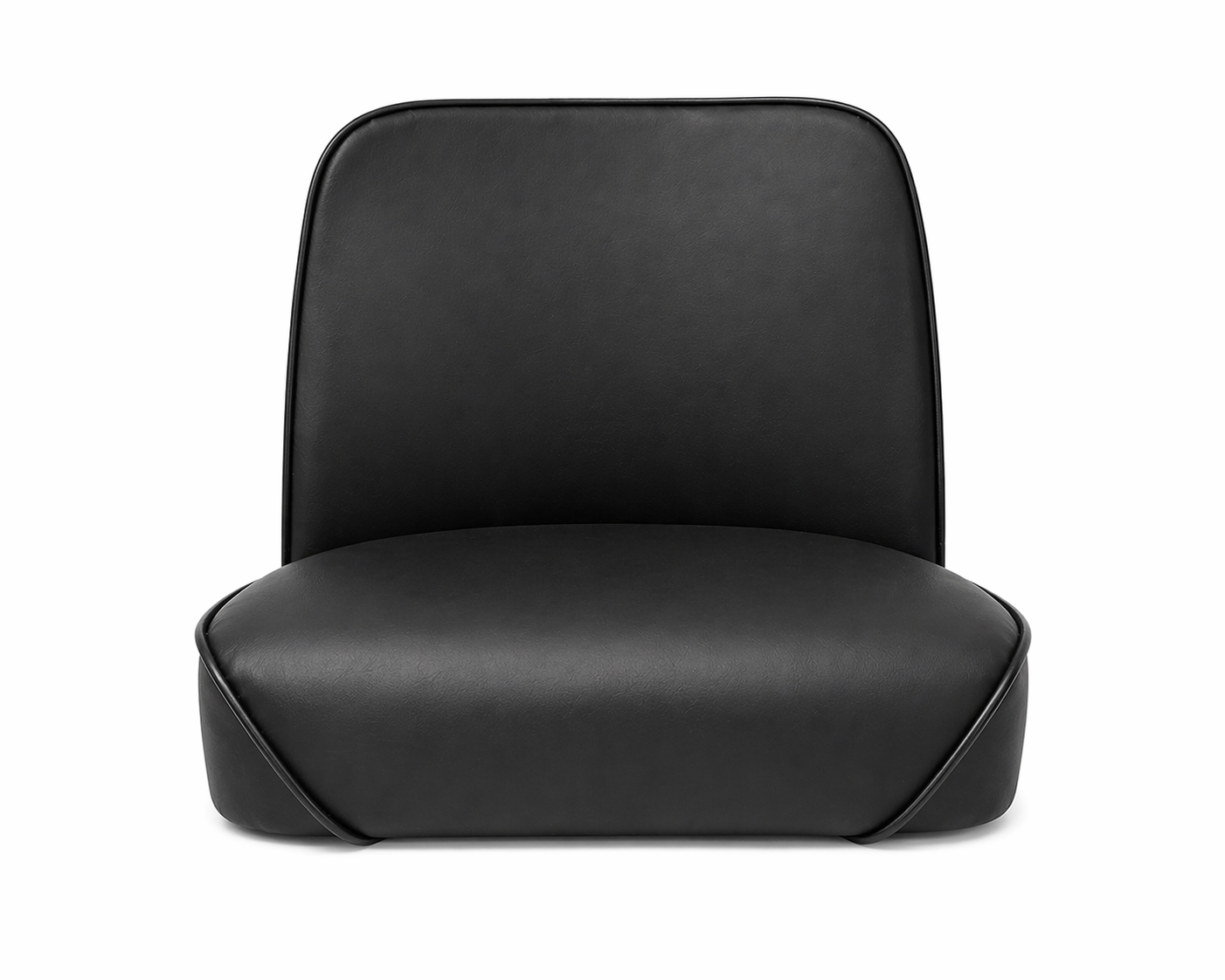 Replacement Bucket Seat Top – Black Vinyl Bucket Seat