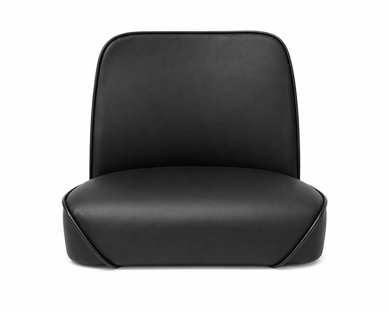 Replacement Bucket Seat Top – Black Vinyl Bucket Seat