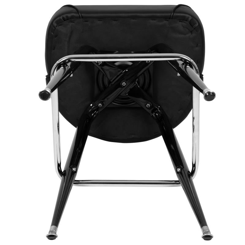 "The Big Boss" Heavy Duty Metal Barstool with Swivel Bucket Seat