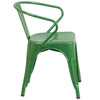 Green Metal Indoor-Outdoor Chair 