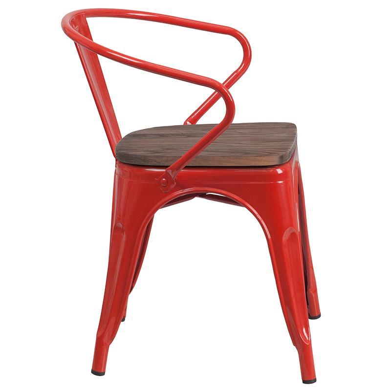 Red Metal Chair