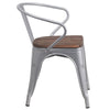 Silver Metal Chair