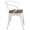 White Metal Chair