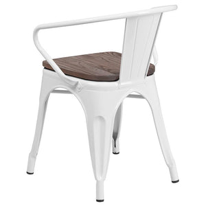 White Metal Chair 1