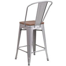 Load image into Gallery viewer, Height Stool with Back 