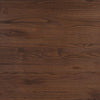 36" Square Black Metal Indoor Table with Walnut Rustic Wood Top
