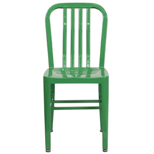 Green Metal Indoor-Outdoor Chair