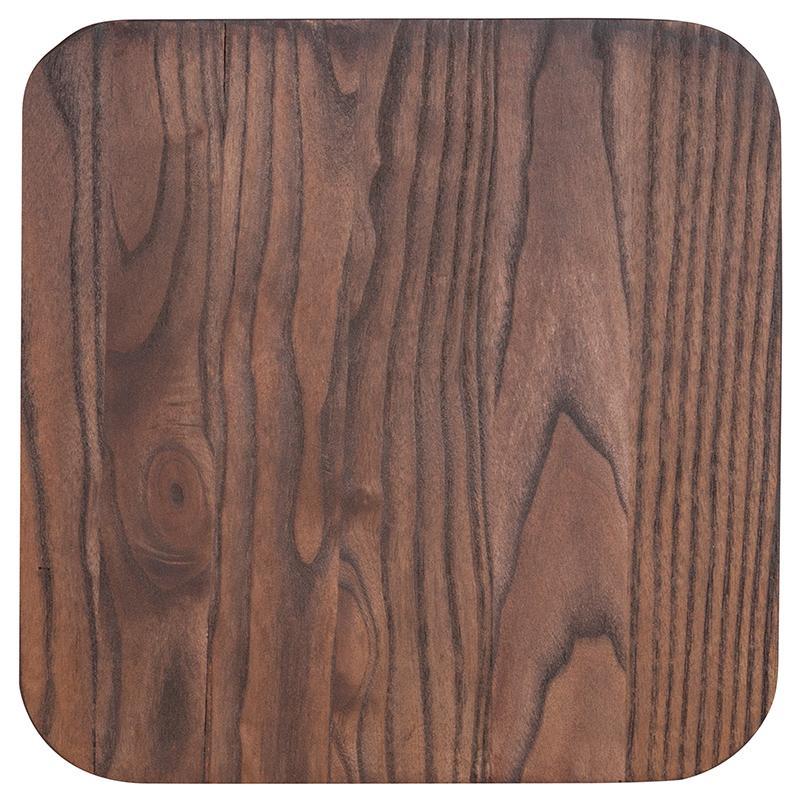 Square Wood Seat 1