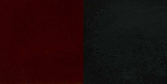 HERCULES Series Black ''X'' Back Swivel Metal Barstool - Mahogany Wood Seat