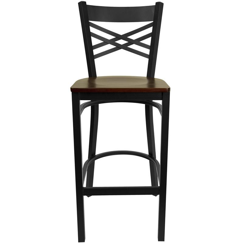 Barstool - Mahogany Wood Seat