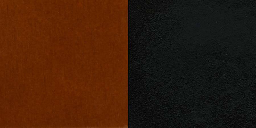 Metal Restaurant Chair - Cherry Wood Seat