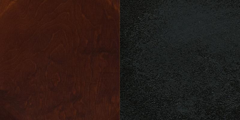 Metal Restaurant Chair - Walnut Wood Seat