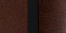 Load image into Gallery viewer, HERCULES Series Black Slat Back Metal Restaurant Barstool - Walnut Wood Back &amp; Seat