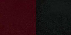 Metal Restaurant Chair - Burgundy Vinyl Seat