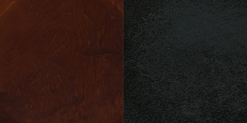 Metal Restaurant Chair - Walnut Wood Seat