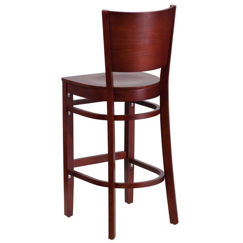 LACEY Series Solid Back Mahogany