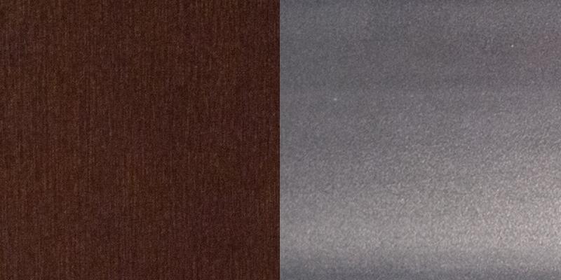 Metal Restaurant Chair - Walnut Wood Seat
