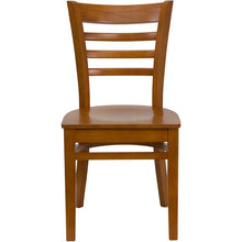 Load image into Gallery viewer, HERCULES Series Ladder Back Cherry Wood Restaurant Chair