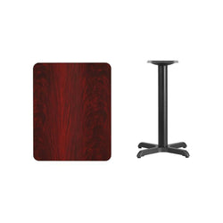 Table Top with 22'' x 22'' Table Height Base 4