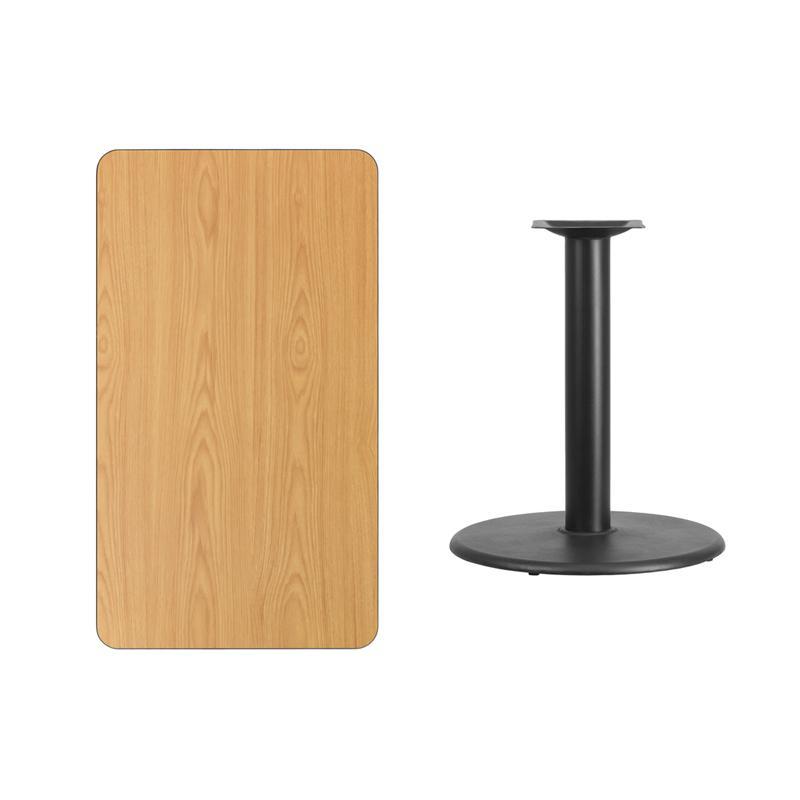  Top with 24'' Round Table Height Base